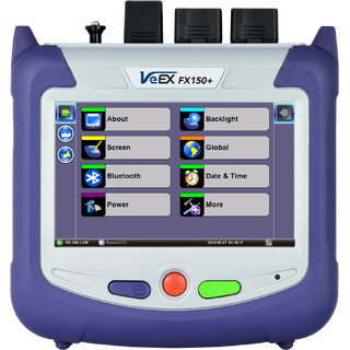 VeEX FX150+ OTDR QUAD SM/MM 27-38dB Wifi, Bluetooth, V-Scout, SC/PC, SC/APC