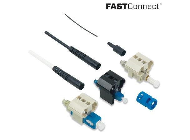 AFL FASTConnect feltterminerbar kontakt SM, ST for 0.9mm kabel - pakke med 100st
